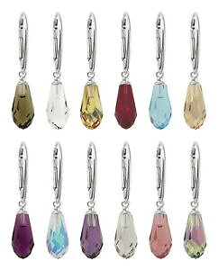 yzWG[EANZT[ X^[OVo[COtbNhbvXtXL[RNX^sterling silver earrings hooks made with 6530 12mm drop swarovskiR crystals