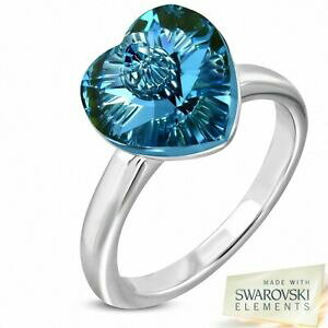 �y���������z�W���G���[�E�A�N�Z�T���[ �v���`�i�x�j���n�[�g�����Obague en forme de coeur love en cuivre avec placage de platine et cristaux de cr