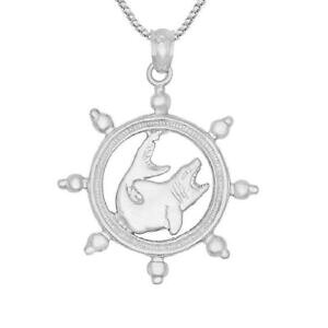 �y���������z�W���G���[�E�A�N�Z�T���[ �V���o�[�X�^�[�����O�{�[�g�z�C�[���V���[�N�y���_���g�u�����b�N�C���U�A�����J�`�F�[��argent sterling bateau roue wrequin pendentif breloque, fait aux usa, chain