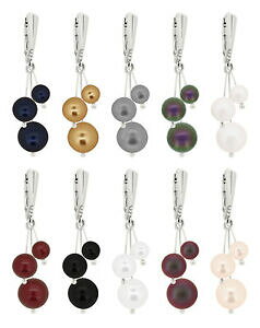 yzWG[EANZT[ X^[OVo[COtbNp[XtXL[RNX^sterling silver earrings safety hooks made with 5810 pearls swarovskiR crystals