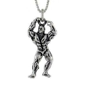 �y���������z�W���G���[�E�A�N�Z�T���[ �V���o�[�X�^�[�����O�{�f�B���[�J�[�y���_���g�u�����b�N�C�^���A�{�b�N�Xargent sterling corps constructeur pendentif breloque,18 italien boite