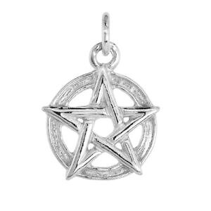 �y���������z�W���G���[�E�A�N�Z�T���[ �V���o�[�X�^�[�����O�|�C���g�X�^�[�y���_���g�u�����b�N�C���`�C�^���A���`�F�[���{�b�N�Xargent sterling 5point etoile pendentif breloque, 18 italien boite chain