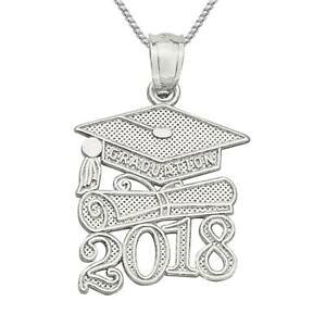 �y���������z�W���G���[�E�A�N�Z�T���[ �V���o�[�X�^�[�����O�y���_���g�u�����b�N���C�h�C���U�A�����Jargent sterling 2018 obtention de diplome pendentif breloque,fait aux usa,18