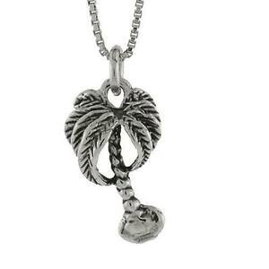 �y���������z�W���G���[�E�A�N�Z�T���[ �V���o�[�X�^�[�����O�p�[���y���_���g�u�����b�N�C���`�C�^���A���`�F�[���{�b�N�Xargent sterling palmier pendentif breloque, 18 italien boite chain