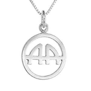 yzWG[EANZT[ Vo[X^[O\uGeBV{y_gubNC^Aargent sterling sobriety symbole recuperation pendentif breloque,18 italien,