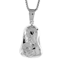 【送料無料】ジュエリー・アクセサリー シルバースターリングメアリーペンダントブレロックイタリアイタリアargent sterling mere mary pendentif breloque,fabrique en italie,18 italian