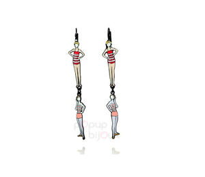�y���������z�W���G���[�E�A�N�Z�T���[ �W���G���[�C�������O�R�������������^lol bijoux boucles doreilles baigneuses rouge et corail lolilota