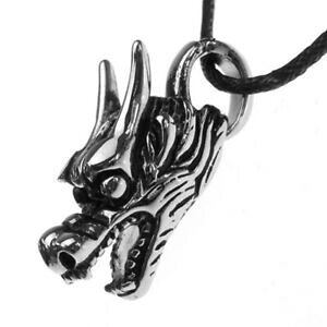 yzWG[EANZT[ hSwbhy_gXeXX`[hShSiCXgbvpendentif tete de dragon, acier inox, dragon, dragon, avec sangle en nylon