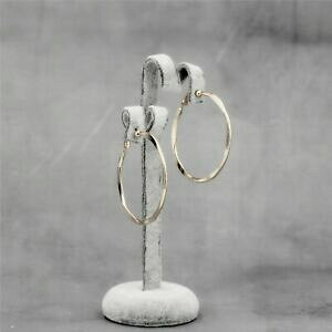 �y���������z�W���G���[�E�A�N�Z�T���[ �C�������O�N���b�v�I���S�[���f���r�b�O�N���I�[�����^�������O�g���h�D�V���v��boucles doreilles clip on dore gros creole anneau metal tordu 5cm simple j13