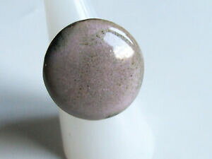 �y���������z�W���G���[�E�A�N�Z�T���[ �N���t�g�����O�Z���~�b�N�����O�G�i�����Z���~�b�N�o���A�W���X�^�u�����Obague artisanale, bague ceramique, ceramique emaillee, vieux rose, anneau reglab