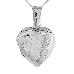 �y���������z�W���G���[�E�A�N�Z�T���[ �V���o�[�X�^�[�����O���C�����_���I���y���_���g�u�����b�N�C�^���Aargent sterling main grave coeur medaillon pendentif breloque, 18 italien