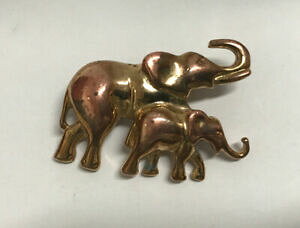 �y���������z�W���G���[�E�A�N�Z�T���[ �u�����Y�s���h�[���]�Ebroche bronze dore elephants ref61467
