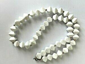 yzWG[EANZT[ RA[Be[Wp[zCgcollier vintage perle blanc geometrique petit perle dore 61cm