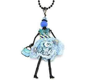 �y���������z�W���G���[�E�A�N�Z�T���[ �\�e�B�[���R���A�[�y���_���g�h���X�X�p���R�[�����[�Xsp793d sautoir collier pendentif poupee articulee robe sequins et dentelle