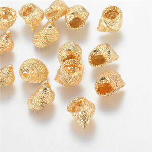 yzWG[EANZT[ AS[hbLRNVFy_g`[Ntgz[20x real gold plated brass conch shell pendants charms crafts 14x10x8mm hole 2mm
