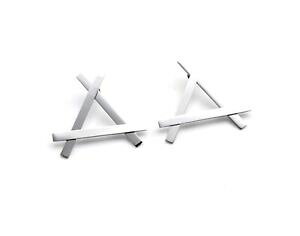 yzWG[EANZT[ COXe[gggCAOo[NXVo[X`[bo682e boucles doreilles statement triangle barres croisees acier argente