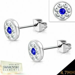 yzWG[EANZT[ XeXCOgXNX^NX^47mm ?boucles doreilles en acier inoxydable avec cristaux et cristaux trans