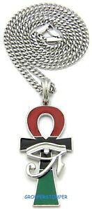 yzWG[EANZT[ ANGWvgAtJy_gzX?il de horus sur ankh neuf egyptien africain pendentif avec 61cm long collier