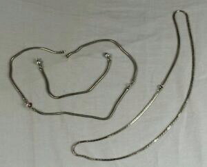 �y���������z�W���G���[�E�A�N�Z�T���[ �V���o�[�J���[�`�F�[���R���A�[�v���I�[�o�[�P�e���W���G���[2 silvercolored chainescollierpulloverketten bijoux 1x defectueuses321