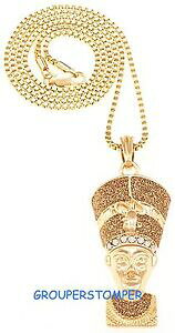 yzWG[EANZT[ ltFeBeBGWvgiCiCy_gO{bNXNnefertiti egyptien reine de le nile neuf pendentif avec 24 long boite lien