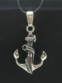 【送料無料】ジュエリー・アクセサリー スターリングシルバーソリッドアンカーエンプレスsterling silver pendant solid 925 anchor 3d pe000650 empress