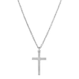 【送料無料】ジュエリー・アクセサリー シルバースターリングネックレスクロスペンダントargent sterling collier w croix pendentif