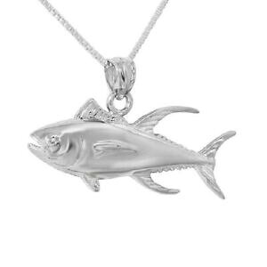 �y���������z�W���G���[�E�A�N�Z�T���[ �V���o�[�X�^�[�����O�}�O���y���_���g�u�����b�N���C�h�C���A�����J�C�^���A�{�b�N�Xargent sterling thon poisson pendentif breloque,fabrique en usa,italien boite