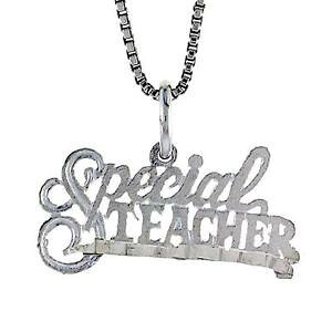 �y���������z�W���G���[�E�A�N�Z�T���[ �V���o�[�X�^�[�����O�y���_���g�u�����b�N�C�^���Aargent sterling special professeur mot pendentif breloque,18 italien