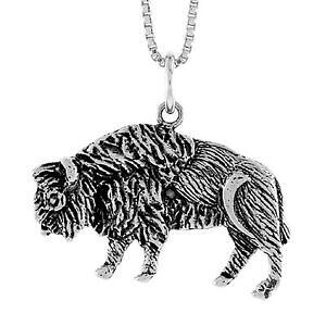 �y���������z�W���G���[�E�A�N�Z�T���[ �V���o�[�X�^�[�����O�u���y���_���g�u�����b�N�C�^���A���`�F�[���{�b�N�Xargent sterling bull pendentif breloque, italien boite chaine