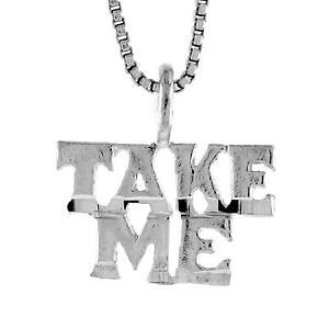 �y���������z�W���G���[�E�A�N�Z�T���[ �V���o�[�X�^�[�����O�e�C�N�~�[���[�h�y���_���g�u�����b�N�C�^���A���{�b�N�Xargent sterling prendre moi mot pendentif breloque,18 italien boite