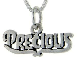 �y���������z�W���G���[�E�A�N�Z�T���[ �V���o�[�X�^�[�����O�v���V���X���[�h�y���_���g�u�����b�N�C�^���A���`�F�[���{�b�N�Xargent sterling precieux mot pendentif breloque, 18 italien boite chaine