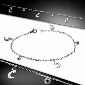 yzWG[EANZT[ XeXX`[Xgbvn[tVFCvuX^[GNXeVbracelet en acier inoxydable avec fermoir et rallonge de homard en forme de demi