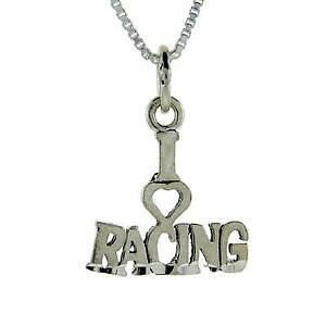 yzWG[EANZT[ Vo[X^[OACu[VO[hy_gubNC^A{bNXargent sterling i love racing mot pendentif breloque,18 italien box