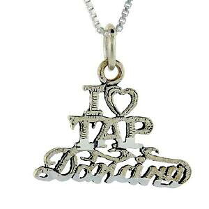 �y���������z�W���G���[�E�A�N�Z�T���[ �V���o�[�X�^�[�����O���r���_���X���[�h�y���_���g�u�����b�N�C�^���Aargent sterling i love robinet danse mot pendentif breloque,18 italie