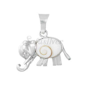 yzWG[EANZT[ X^[OVo[V@ACVFWFXg[]E925 sterling silver shiva eye shell gemstone elephant pendant 19 mm
