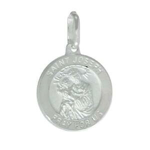 �y���������z�W���G���[�E�A�N�Z�T���[ �V���o�[�}�b�V�u�Z���g�W���Z�t�y���_���g�u�����b�N���C�h�C���C�^���A�C�^���Aargent massif saint joseph pendentif breloque,fabrique en italie,18 italien
