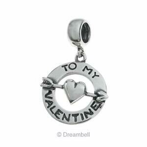 �y���������z�W���G���[�E�A�N�Z�T���[ �X�^�[�����O�V���o�[���[���b�p�`���[���u���X���b�g�o�����^�C��sterling silver to my valentine with heart pendant for european charm bracelets