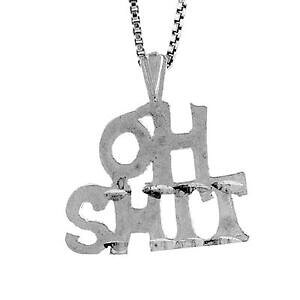 �y���������z�W���G���[�E�A�N�Z�T���[ �V���o�[�X�^�[�����O�I�[���[�h�y���_���g�u�����b�N�C�^���A���`�F�[���{�b�N�Xargent sterling oh sh mot pendentif breloque, 18 italien boite chaine