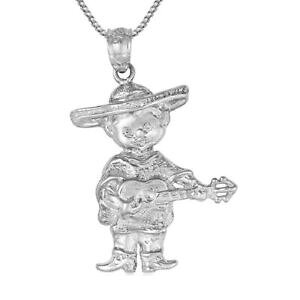 yzWG[EANZT[ Vo[X^[OQ[M^[y_gubNC^A`F[{bNXargent sterling garcon jeu guitare pendentif breloque, italien boite chaine