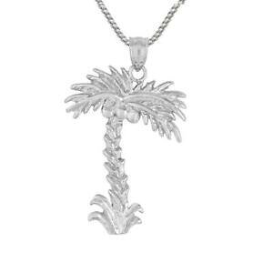 �y���������z�W���G���[�E�A�N�Z�T���[ �V���o�[�X�^�[�����O�p�[���y���_���g�u�����b�N���C�h�C���A�����J�C�^���A�{�b�N�X�`�F�[��argent sterling palmier pendentif breloque,fabrique en usa,italien ch