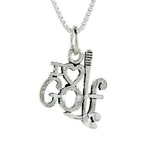 �y���������z�W���G���[�E�A�N�Z�T���[ �V���o�[�X�^�[�����O�A�C���u�S���t���[�h�y���_���g�u�����b�N�C�^���A�{�b�N�Xargent sterling i love golf mot pendentif breloque,18 italien boite