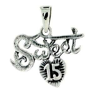 �y���������z�W���G���[�E�A�N�Z�T���[ �V���o�[�X�^�[�����O�X�C�[�g�y���_���g�u�����b�N�C���`�C�^���A���`�F�[���{�b�N�Xargent sterling sucre 15 pendentif breloque, 18 italien boite chaine