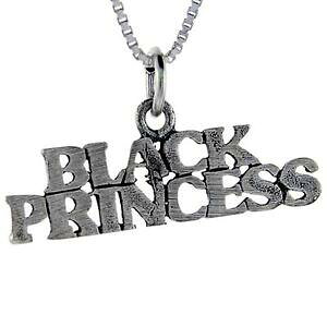 yzWG[EANZT[ Vo[X^[OubNvZXy_gubNC^A{bNXargent sterling noir princesse mot pendentif breloque,18 italien box
