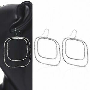 yzWG[EANZT[ t@bVXpR[hbvCOboucles doreilles a crochets goutte carrees avec deux paillettes mode cuivre et