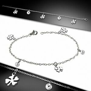 �y���������z�W���G���[�E�A�N�Z�T���[ �n�[�g�X�e�����X�{�[���`���[���`���[��breloque cheville avec breloque boule en forme de coeur en acier inoxydable