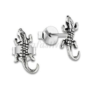 �y���������z�W���G���[�E�A�N�Z�T���[ �g�J�Q�X�^�b�h�X�^�[�����O�V���o�[oxidized lizard ear stud 925 sterling silver 1prs