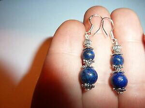 �y���������z�W���G���[�E�A�N�Z�T���[ ���s�X���Y���C�������Oboucles doreilles lapis lazuli 8 mm6 mm