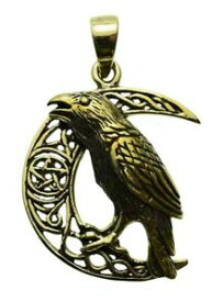 【送料無料】ジュエリー・アクセサリー ムーンリサパーカーブロンズクロウペンダントライセンスpendentif bronze corbeau lune lisa parker sous licence