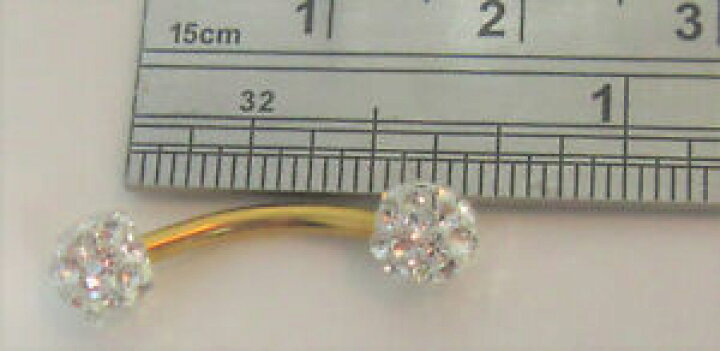 ｸﾘﾄﾘｽリング 楽天市場】【送料無料】ジュエリー・アクセサリー ゴールドメッキバーベルクリアクリスタルボールジュエリークリトリスフードリングゲージ18k gold  plated barbell clear crystal balls vch jewelry clit hood ring 14 gauge :  hokushin