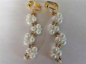 �y���������z�W���G���[�E�A�N�Z�T���[ �����O�N���b�v�C�������O�W�����h�f�U�C�i�[boucles doreilles a clips longues artisanat, creatrice en gironde